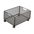 thumbnail image 4 of Carrito de archivos con ruedas, versátil, sencillo, portátil, estantería móvil, móvil L Ampliar, 4 of 9