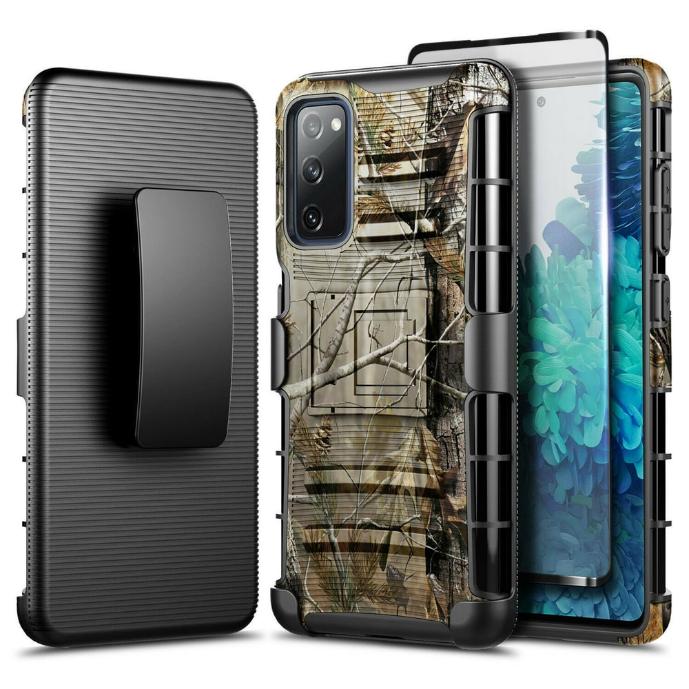 Samsung Galaxy S20 FE 5G Case with Tempered Glass Screen Protector