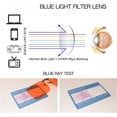 thumbnail image 2 of Clip on Blue Light Blocking Glasses Womens Mens over Prescription Glasses Frameless Lens Anti Eyestrain Headaches, 2 of 5