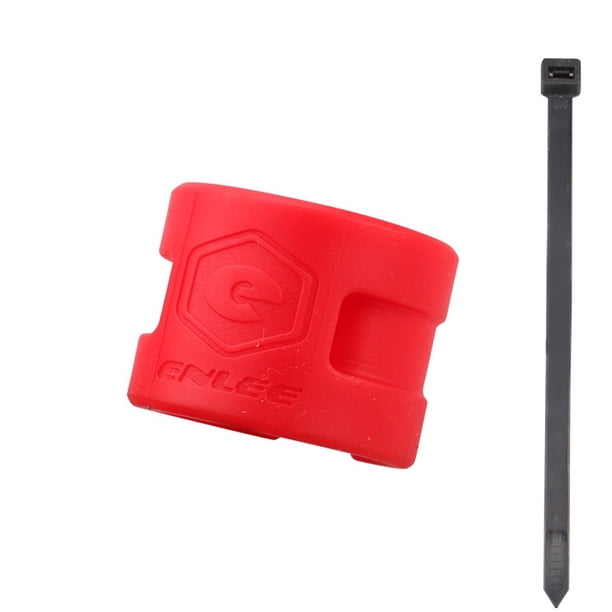 Xihbxyly Protector de Cadena para Bicicleta, Cubierta Protectora de Goma, Diseño Anticolisión, Flexible y Duradero, Protección Universal, Uso Versátil, Juego de 2 Piezas, Peso Ligero de 20 G.