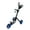 Blue, variant on QWIK-FOLD 3 Wheel Push Pull Golf Cart - Foot Brake - ONE Second to Open & Close!