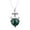 malachite, variant on Real 925 Sterling Silver Necklace For Women, Genuine Lapis Lazuli Cabochon Blue Round Gemstone Unique Handcrafted Necklace For Her