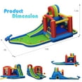 thumbnail image 2 of Costway Inflatable Kid Bounce House Slide Climbing Splash Pool Jumping Castle, 2 of 10