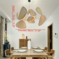 thumbnail image 7 of Fichiouy Bamboo Wicker Chandelier Pendant Light Rattan Lamp Hotel Rattan Hanging Lamp 40W, 7 of 7