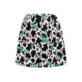 thumbnail image 5 of Garronmavis Women's Golf Tennis Skirt with Pockets High Waisted Mini Skirt Skort Inner Shorts Workout Pickleball Sports Animal Print Golf Tennis Skort, Cow Print Floral, Size M, 5 of 7