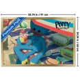 thumbnail image 3 of Poppy Playtime: Chapter 4 - Beach Huggy Wuggy Wall Poster, 22.375" x 34" Framed, 3 of 5