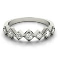 thumbnail image 5 of AoneJewelry 0.30 Carat Diamond Milgrained Wedding Band In 10K Solid Rose, White & Yellow Gold, 5 of 5