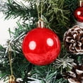 thumbnail image 2 of Accesorios para árboles de Navidad, paquete de 36 bolas de luz, bolas de colores, bolas de galvanoplastia, colgante, diseño de escena navideña, decoraciones de bolas colgantes, 2 of 5
