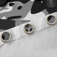 thumbnail image 5 of Feelyou Grey Game Controller Black Out Curtains, Fashion Camo Abstract Curtains Pack of 2 (42x63 Each), Cartoon Gamepad Theme Bedroom Curtains, Living Room Curtains Decor, 5 of 7