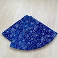 thumbnail image 5 of Christmas Tree Skirt for Xmas Tree Holiday Party Decorations White Plush Silver Sequin Snowflake, 5 of 5