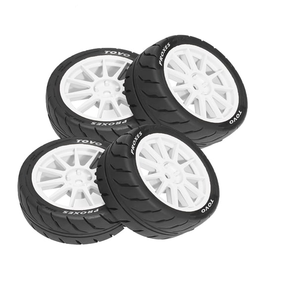 Remote Control Car Beadlock Terrain Tires for 1/10 Scale Remote Control Crawlers Car Easy Install Crawlers Accessories
