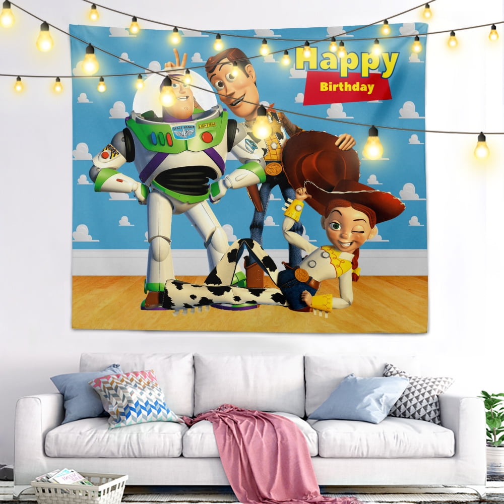 Toy Story Backdrop and Tablecloth Party Supplies Themed Balloon Party