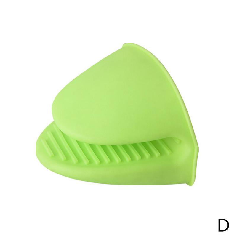 Details about   1Pc Silicone Oven Mitts Heat Resistant Gloves Dish Holder Pot Fingers Protector 