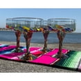 thumbnail image 3 of Mexican Hand Blown Glass – Set of 4 Hand Blown Margarita Glasses Confetti Carmen (16 oz), 3 of 5