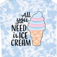 thumbnail image 4 of Inktastic All You Need is Ice Cream with Ice Cream Cone Boys or Girls Toddler T-Shirt, 4 of 5