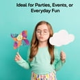 thumbnail image 6 of Fun Express DIY Pinwheels for Kids, Set of 48 Paper DIY Pinwheels to Keep Kids Engaged, Unlock Your Child's Creativity with DIY Pin Wheel for Kids, Endless Fun, Quality Crafting Time, 6 of 6