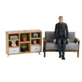thumbnail image 4 of Wooden Dollhouse Furniture, 1:12 Cabinet Furniture Living Room Bedroom Cabinet Dollhouse Furniture Set Living Room Decoration, 4 of 8
