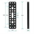 thumbnail image 4 of Extensión de Placa Base de Cámara Placa de Queso Larga con Múltiples Orificios de Rosca de 1/4 Pulgadas-20 para Configuración de Cámara DLSR DIY, 4 of 5