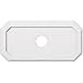 thumbnail image 3 of Ekena Millwork CMP36X18ED-05000 5 in. ID x 12.5 in. Rectangle Emerald Architectural Grade PVC Contemporary Ceiling Medallion, 3 of 4