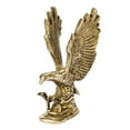 thumbnail image 3 of Vastu Brass Eagle Statue Wild Bird Flying Golden Eagle Spreading Wings Sculpture Feng Shui Decorative Home Office Showpiece Height 7.5 Inches, 3 of 6