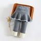 thumbnail image 4 of Vestido Para Niñas, Ropa Para Niñas, Pantalones De Otoño Invierno, Pantalones Elásticos, Mallas Casuales Cálidas Cepilladas Estampadas, Culottes Falsos De Dos Piezas Grises Odeerbi  LM103-10972, 4 of 6