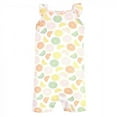 thumbnail image 3 of Hudson Baby Infant Girl Cotton Rompers, Citrus Orange, 0-3 Months, 3 of 5