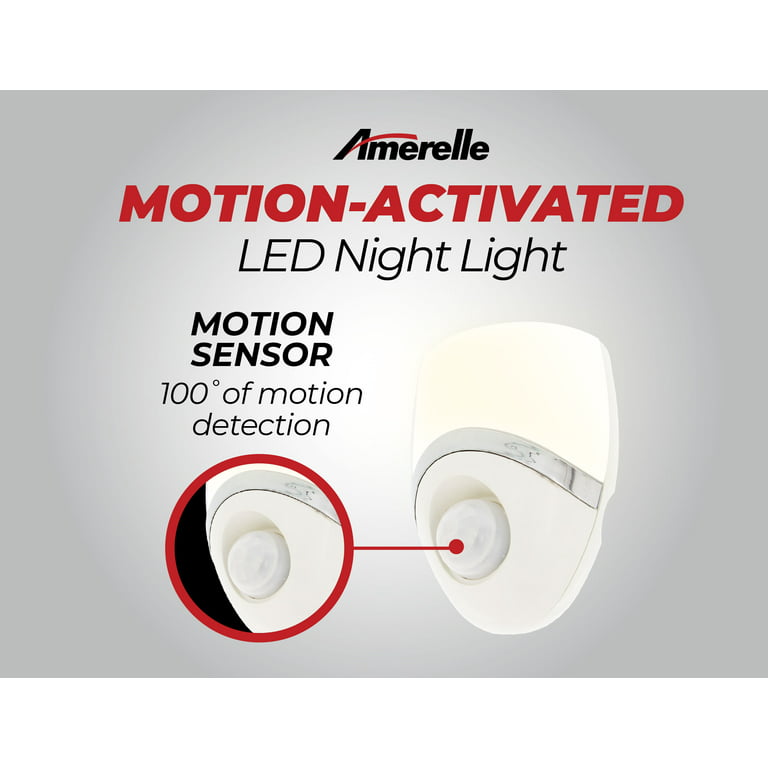 Plug Motion-Activated LED Infrared Sensor Night Light Wall Lamps