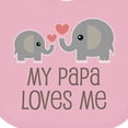 thumbnail image 4 of Inktastic My Papa Loves Me Grandchild Boys or Girls Baby Bib, 4 of 4