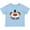 AE-Light Blue, variant on Big Clown Face Boys or Girls Baby T-Shirt