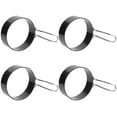 thumbnail image 5 of Anneaux d'Œufs en Silicone Ronds en Acier Frits Formant Oeuf Pancake Maker Moule Conception Cuisine Cuisson Outil 4PCS Frits Anneaux de Cuisson en Acier Inoxydable Frits, 5 of 5