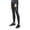Black, variant on women elite design winter thermal running tights long pants with ankle zipper and reflective elements (black, small)