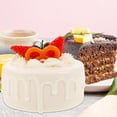 thumbnail image 3 of Miangastore Durable PVC Fake Cake Models for Decoration White Color 10 Inch, 3 of 8