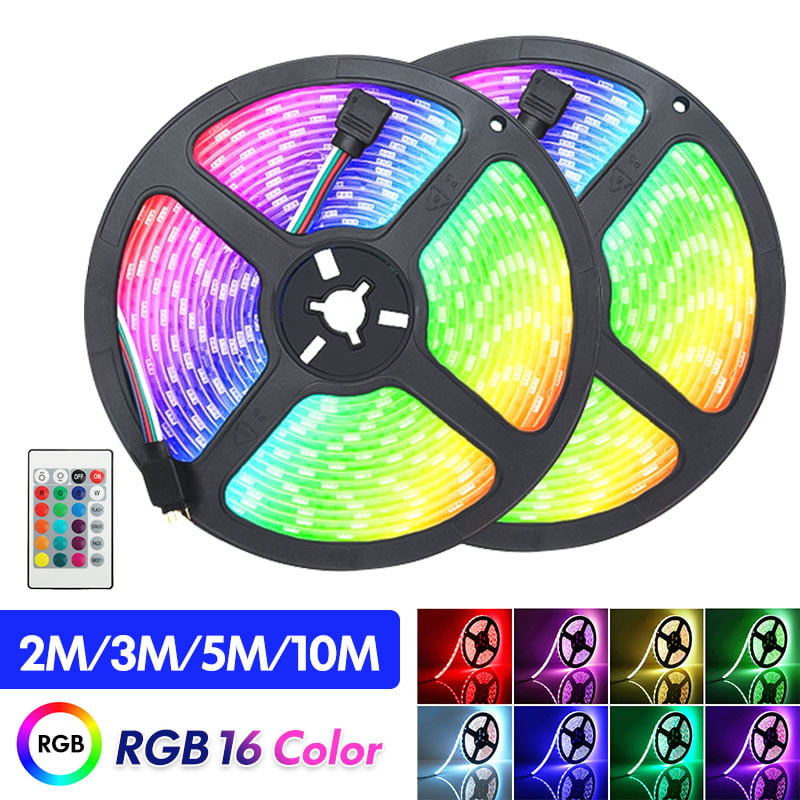 Details about   5050 SMD RGB 60Leds/m LED Strip Light Waterproof WIFI/ IR Controller 12V 10-20M