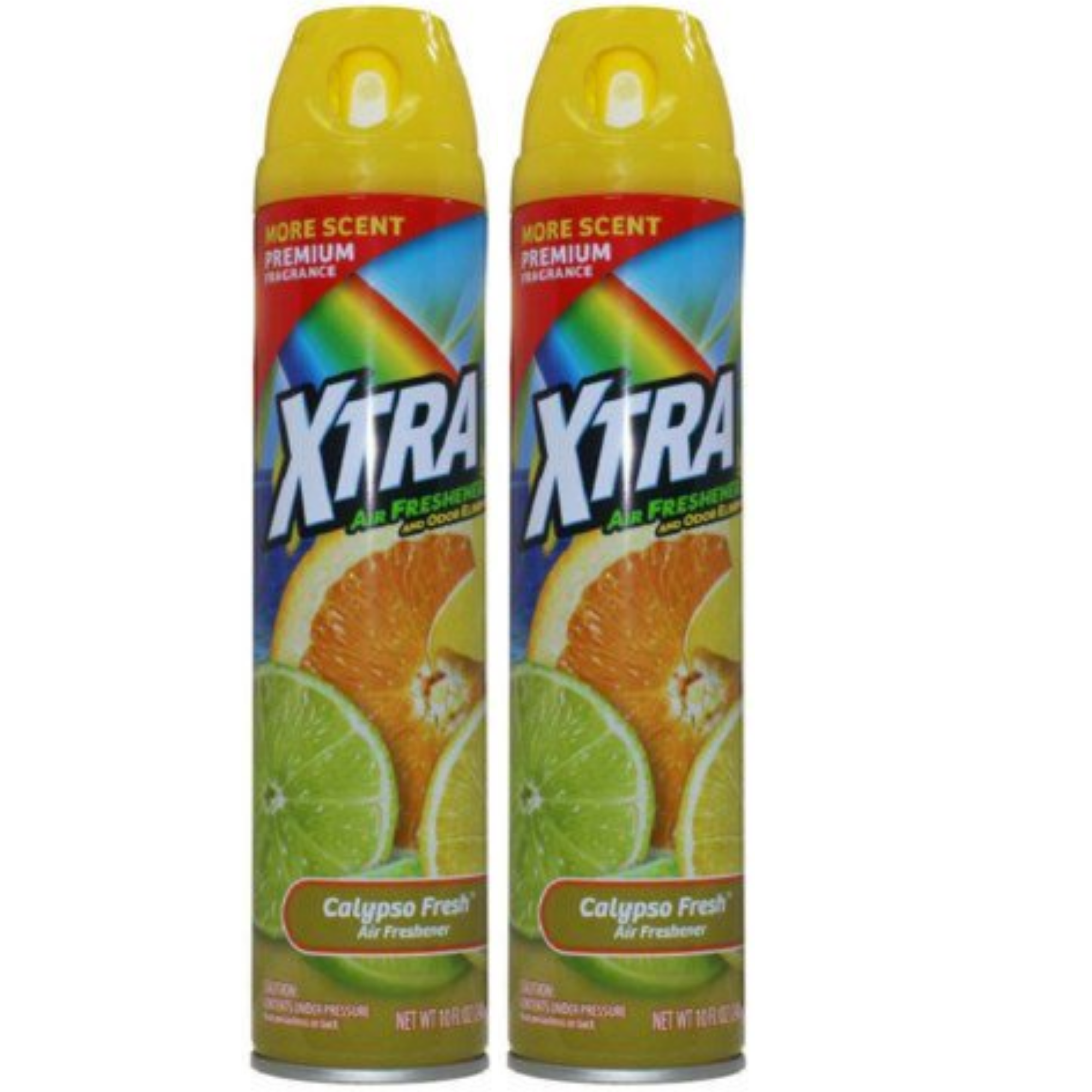 2 Pack XTRA OdorEliminating Calypso Fresh Air Freshener Spray 10 oz. Bundle Deal