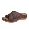 thumbnail image 1 of Moda tacón alto desgaste exterior boca de pescado hueco señoras zapatillas plataforma cuña sandalias mujeres Wmkox8yii hj789, 1 of 2