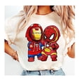 thumbnail image 1 of Spider-Man And Iron Man Cosplay Friends Superhero T-Shirt All Size S-5XL, 1 of 4