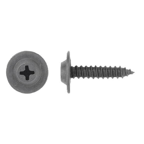 Sheet Metal Screw, #8 x 3/4 in, Black Phosphate Steel Flat Head Phillips Drive, 100 PK(2970PK)