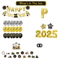 thumbnail image 2 of 2025 Year Theme Party Decoration Happy Year Year Flag Plque Rose Set, 2 of 5