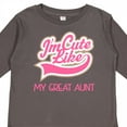 thumbnail image 4 of Inktastic Cute Like My Great Aunt Girls Long Sleeve Toddler T-Shirt, 4 of 5