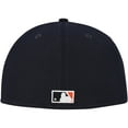 thumbnail image 4 of Men's New Era Navy Detroit Tigers  Duo Logo 2.0 59FIFTY Fitted Hat, 4 of 6