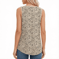 thumbnail image 4 of VOGRACE Casual Pleated Comfy Chic Square Neck Sleeveless Tunic Tops for Women, 4 of 5