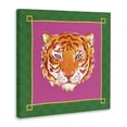 thumbnail image 2 of Stupell Industries Eclectic Bordered Exotic Tiger Portrait Canvas Art, 36 x 36, by Karolina Sato, 2 of 8