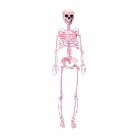 Pink Skeleton Fun & Festive  Halloween Accent, Indoor/Outdoor, 36 in