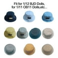 thumbnail image 2 of Accessories for 1/12BJD Dolls Candy Color Animal Casual Hat Fashion Caps Plush Doll Hat Doll Baseball Cap 8, 2 of 8