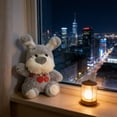 thumbnail image 5 of Schnauzer Plush Toy Puppy Stuffed Animal with Necklace, 8.66 Inch Cute Dog Doll, Soft Huggable Decorative Companion for Home Decor and Gift Giving, 5 of 6