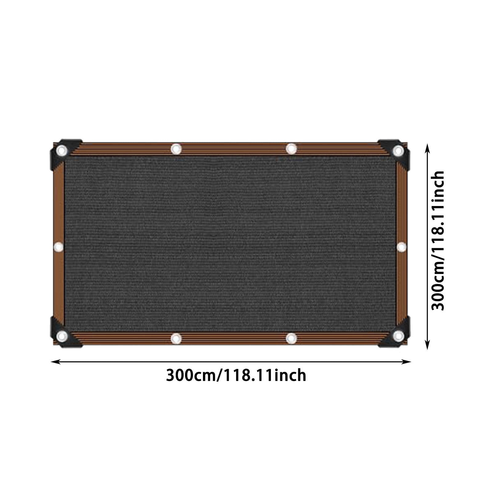 Ton 90% Shade Cloth - For Garden Plant, Outdoor Black Shades Cover with Grommets, Pergola, Patio, Greenhouse, Chicken Coop (Size S-XXL)