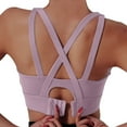 thumbnail image 3 of Bras for Women,High Sports Bra Maximum Support Adjustable Straps for Women Running Yoga Fitness Workout,Sports Bras for Women,Purple,2XL, 3 of 4