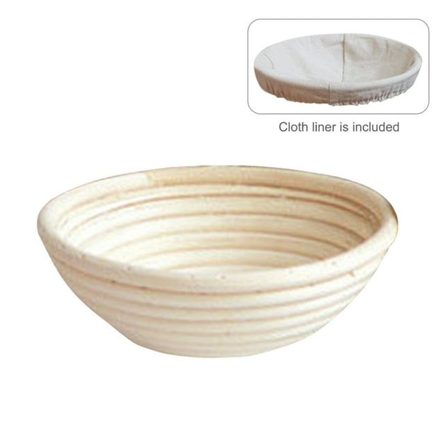 Mistaha Round Oval-shaped Triangle-shaped Bread Proofing Basket Natural Rattan Proving Basket Sourdough for Kitchen Home