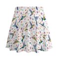 thumbnail image 2 of HELLHERO Built-in Shorts Tennis Skirt, Hummingbird Floral Print 2 Side Pockets Lightweight Women's Golf Skirt for Party Pickleball Yoga, 2 of 10