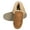Tan, variant on Haggar Bootie Slipper House Shoe Indoor/Outdoor with Memory Foam Comfort